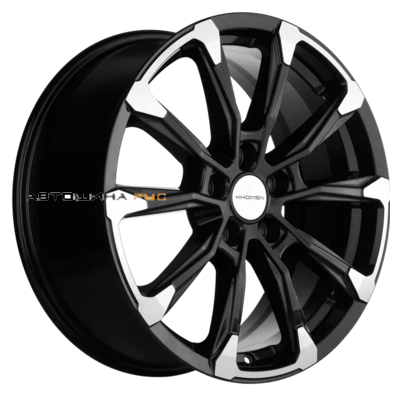 Khomen Wheels 7,5x18/5x114,3 ET50 D66,1 KHW1808 (Murano) Black-FP