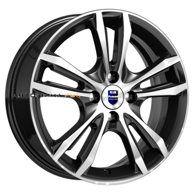 K&K 6x16/5x114,3 ET45 D67,1 Samara (КС866) Алмаз черный SK