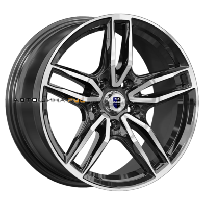 K&K 8x17/5x108 ET45 D63,35 Бартон (КС1110) Алмаз черный