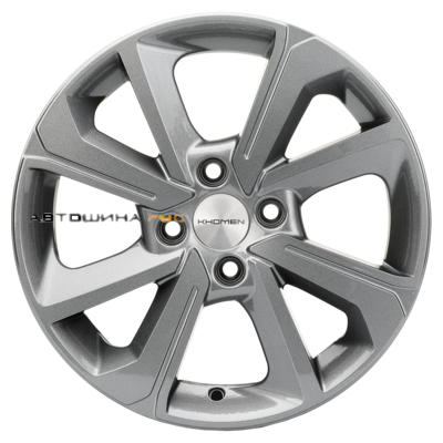 Khomen Wheels 6x15/4x100 ET40 D60,1 KHW1501 (Logan/Sandero/Xray) Gray