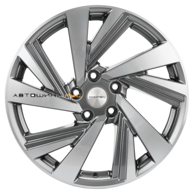 Khomen Wheels 7,5x18/5x114,3 ET50 D66,1 KHW1801 (Murano) Gray-FP
