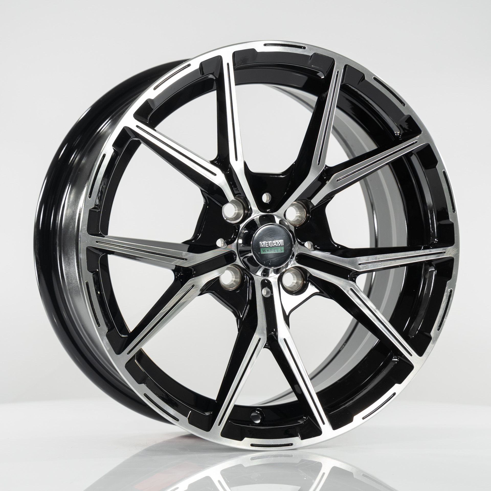 Megami MGM-22 6.5x15/4x98 ET35 D58.6 BKF
