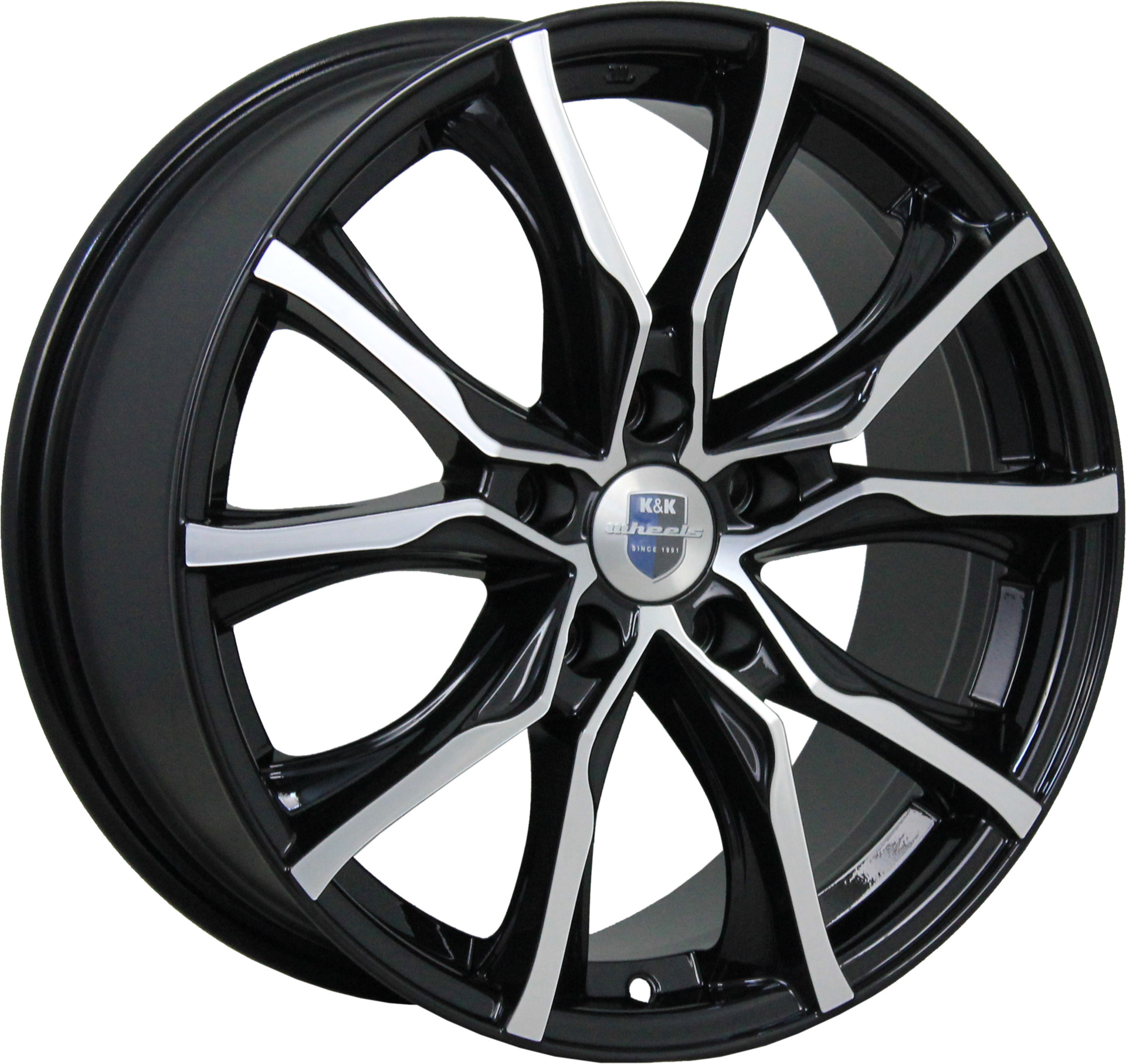 КиК Твист 7.5x17/5x112 ET37 D66.6 алмаз_черный
