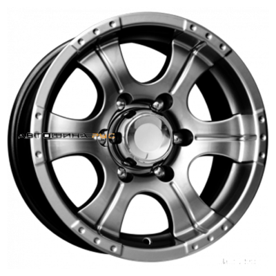 K&K 8x16/5x139,7 ET-15 D110,1 Байконур Джип-рейд (КС465М) Дарк платинум