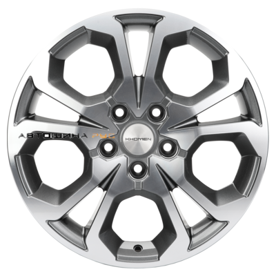 Khomen Wheels 6,5x17/5x114,3 ET50 D66,1 KHW1711 (Arkana/Kaptur) Gray-FP