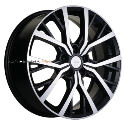 Khomen Wheels 7x18/5x114,3 ET45 D60,1 KHW1806 (Changan/Geely/Lexus/Suzuki/Toyota) Black-FP