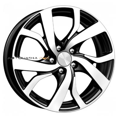 K&K 6x15/5x112 ET47 D57,1 Палермо-оригинал (КС668) Алмаз черный