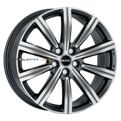 MAK 8x19/5x108 ET45 D63,4 Birmingham Gunmetal Mirror Face