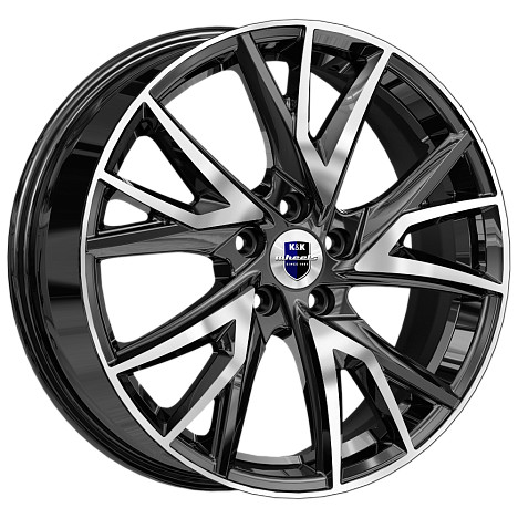 КиК Кайлас 6.5x18/5x114.3 ET37 D66.6 алмаз_черный