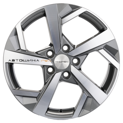 Khomen Wheels 7x17/5x114,3 ET40 D66,1 KHW1712 (Qashqai) Gray-FP