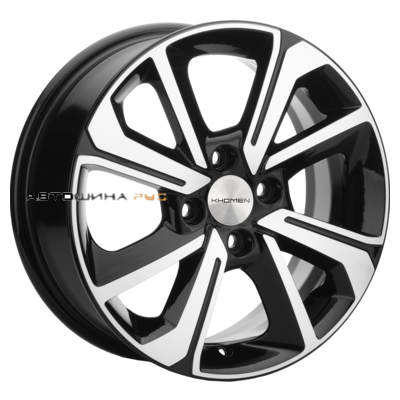 Khomen Wheels 6x15/4x100 ET45 D56,6 KHW1501 (Nexia) Black-FP