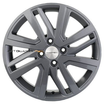 Khomen Wheels 6x16/4x100 ET46 D54,1 KHW1609 (Rio II/Solaris II) Gray