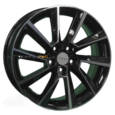 Khomen Wheels 6x16/5x100 ET38 D57,1 KHW1604 (Kamiq/Rapid/Scala) Black-FP