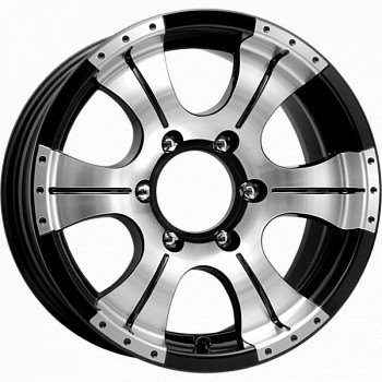 КиК Байконур 8x16/6x139.7 ET0 D110.1 алмаз_черный