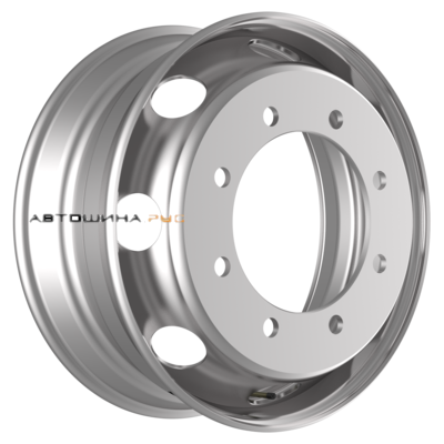 Kronprinz/Accuride 6,75x19,5/8x275 ET136 D221 M20 Silver (RZB35654OE) (10,5 мм) КАМАЗ-4308, иномарки 2 500 кг внутр.