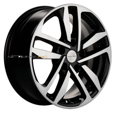 Khomen Wheels 6,5x16/5x100 ET39 D57,1 KHW1612 (Polo) Black-FP