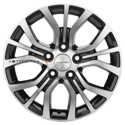 Khomen Wheels 6,5x16/5x108 ET45 D60,1 KHW1608 (Chery Tiggo 3/Tiggo 3 Pro) Black-FP