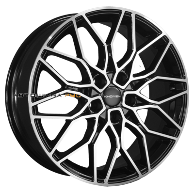 Khomen Wheels 7x18/5x108 ET43 D65,1 KHW1813 (Dongfeng AX7) Black-FP