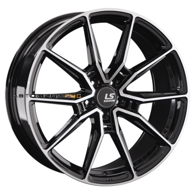 LS FlowForming 8,5x20/5x112 ET35 D66,6 RC58 BKF (конус)