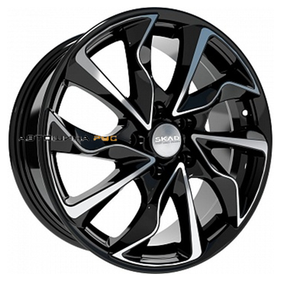 СКАД 7x17/5x114,3 ET47 D66,1 Marseille (КЛ238) Алмаз (АРС 014 black)