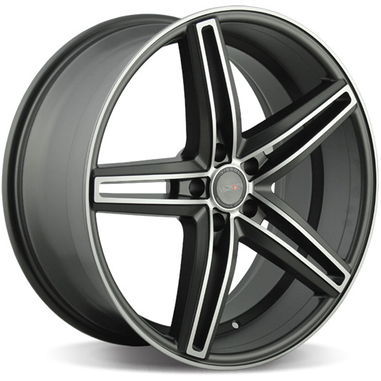 VISSOL V-015 9x20/5x120 ET20 D74.1 MATTE-GRAPHITE-MACHINED