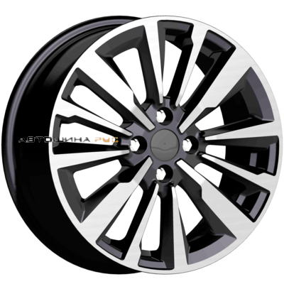 K&K 6,5x16/4x100 ET50 D60,1 Эрман (КС997) Алмаз черный