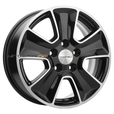 Khomen Wheels 6,5x16/5x110 ET46 D63,3 KHW1601 (Changan CS35) Black-FP