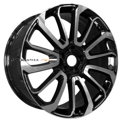 PDW 9,5x22/5x120 ET45 D72,56 7013 Gloss Black Machine Face (PDW)
