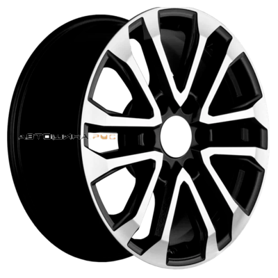 Khomen Wheels 7,5x18/6x139,7 ET38 D100,1 KHW1805 (Haval H5/Great Wall Hover H3/H5) Black-FP