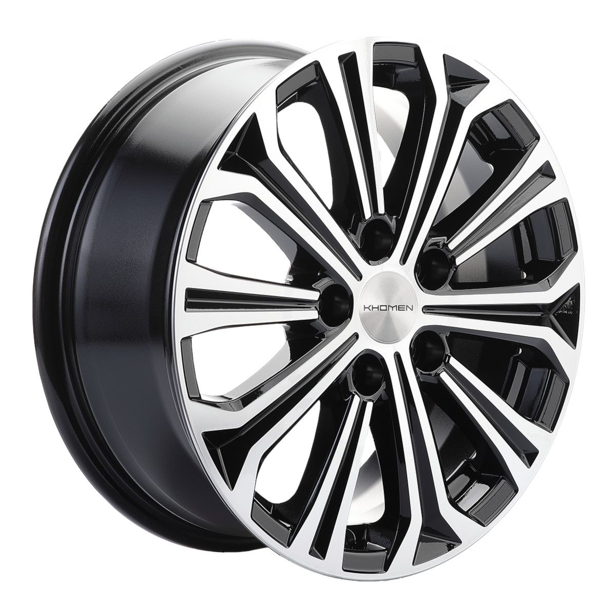 Khomen Wheels  KHW1610 (Focus)  6,5\R16 5*108 ET50  d63,3  Black-FP  [WHS498657]