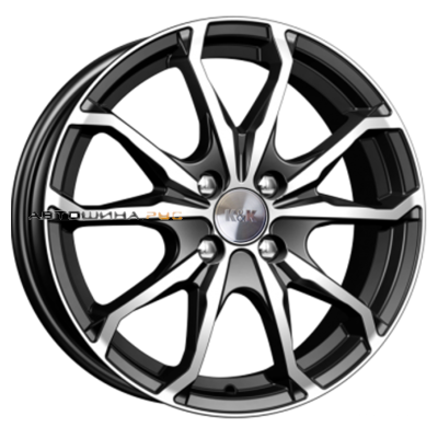 K&K 6x16/4x98 ET35 D58,5 Brent (КС733) Алмаз черный