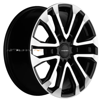 Khomen Wheels 7,5x18/6x139,7 ET38 D67,1 KHW1805 (L200) Black-FP