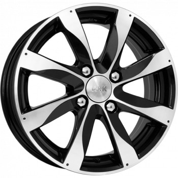 КиК Джемини-оригинал 6x15/4x100 ET45 D54.1 алмаз_черный
