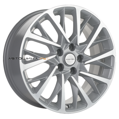 Khomen Wheels 7,5x18/5x112 ET43 D57,1 KHW1804 (Kodiaq/Tiguan) F-Silver-FP