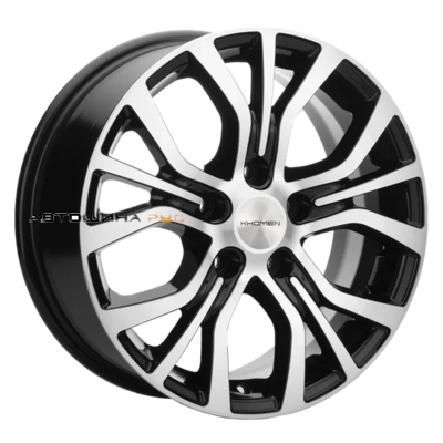 Khomen Wheels 6,5x16/5x110 ET40 D67,1 KHW1608 (Evolute I-Van) Black-FP