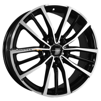 Khomen Wheels 7x18/5x114,3 ET42 D67,1 KHW1812 (JAC S7) Black-FP