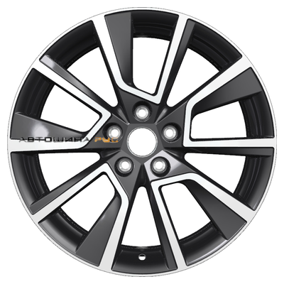 Khomen Wheels 7x18/5x112 ET43 D57,1 KHW1802 (Kodiaq/Tiguan) Black-FP