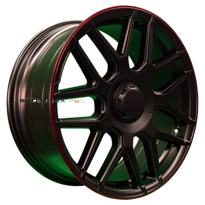 PDW 8,5x19/5x130 ET38 D66,6 L5424 Satin Black Red Lip (PDW)