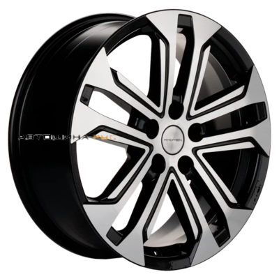 Khomen Wheels 7x18/5x114,3 ET35 D60,1 KHW1803 (Changan/Geely/Lexus/Suzuki/Toyota) Black-FP