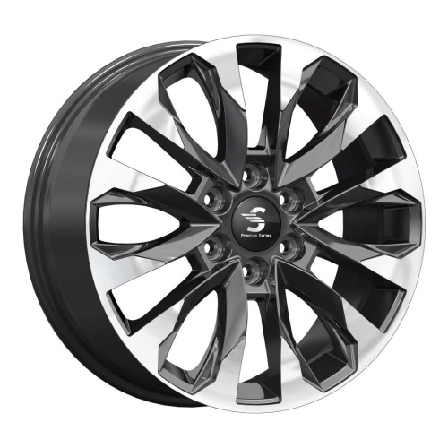 СКАД Premium  КР007 (20Haval H9)  8,0\R20 6*139,7 ET42  d75,1  Diamond gloss graphite  [78985]  <Ш>  Fb max 965 kg