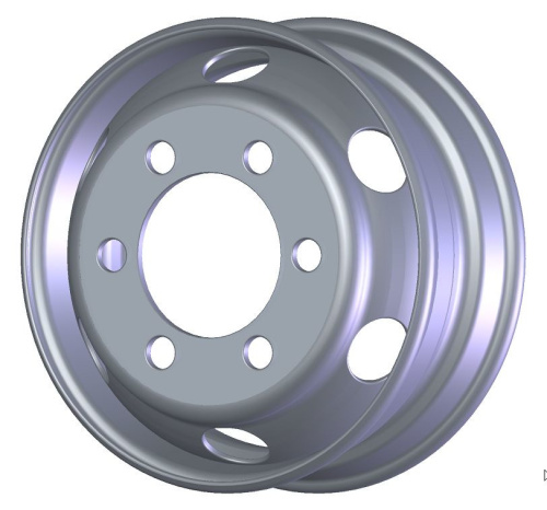 TOPU Колесо дисковое SRW(TOPU) 6.00x17.5 6x222,25 ET127 D164 T11 (для Hyundai, Isuzu) Silver