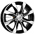 K&K 5,5x14/4x100 ET45 D56,1 Джемини-оригинал (КС480) Алмаз черный