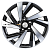 Khomen Wheels 7,5x18/5x114,3 ET50 D67,1 KHW1801 (Optima/Seltos) Black-FP