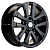 Khomen Wheels 8,5x20/5x150 ET58 D110,1 KHW2003 (LX570/LC100/LC200) Black