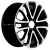 Khomen Wheels 7,5x18/6x139,7 ET38 D100,1 KHW1805 (Haval H5/Great Wall Hover H3/H5) Black-FP