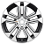 Khomen Wheels 7x18/5x112 ET43 D57,1 KHW1803 (Kodiaq/Tiguan) Black-FP