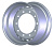 TOPU Колесо дисковое SRW(TOPU) 11.75x22.5 10x335 ET0 D281 T16 барабанные тормоза Silver