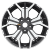 Khomen Wheels 7x17/5x114,3 ET45 D66,1 KHW1715 (Teana/X-trail) Black-FP