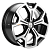 Khomen Wheels 6,5x17/5x108 ET33 D60,1 KHW1710 (Chery Tiggo/Tiggo 7 Pro) Black-FP (сфера)