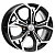 Khomen Wheels 7x17/5x108 ET50 D63,35 KHW1702 (Ford C-Max) Black-FP